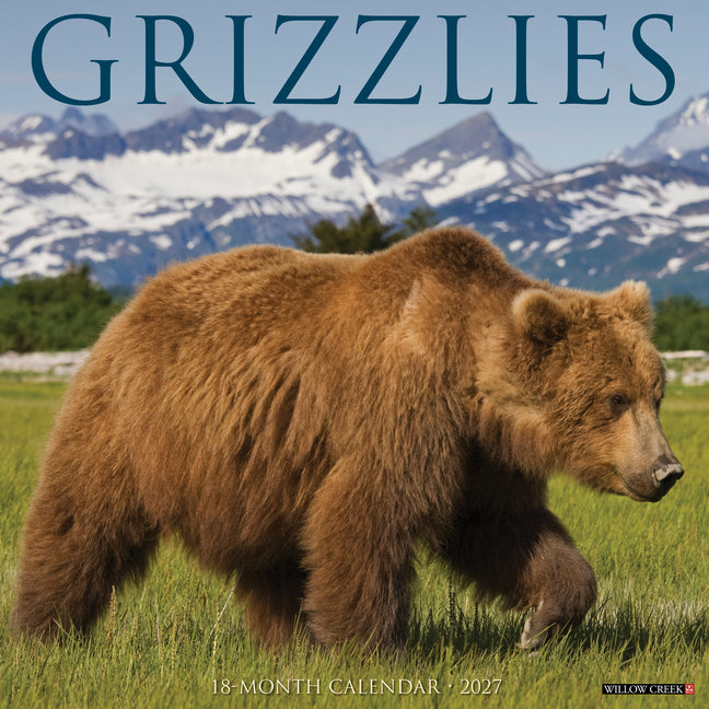 Grizzlies 2027 12 X 12 Wall Calendar