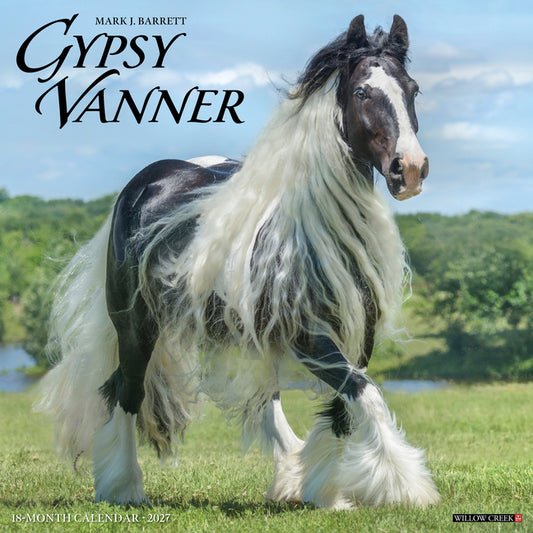 Gypsy Vanner Horse 2027 12 X 12 Wall Calendar