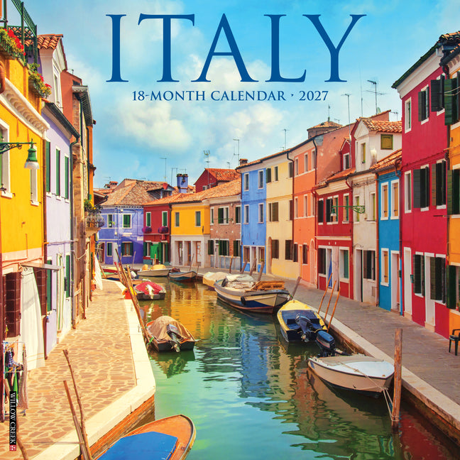 Italy 2027 12 X 12 Wall Calendar