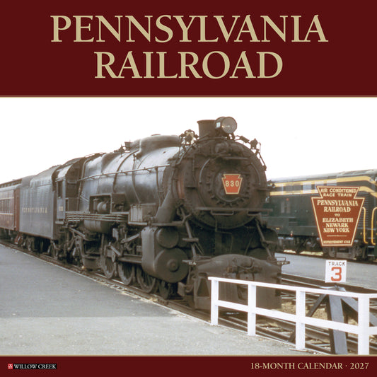 Pennsylvania Railroad 2027 12 X 12 Wall Calendar