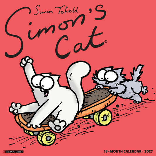 Simon's Cat 2027 12 X 12 Wall Calendar