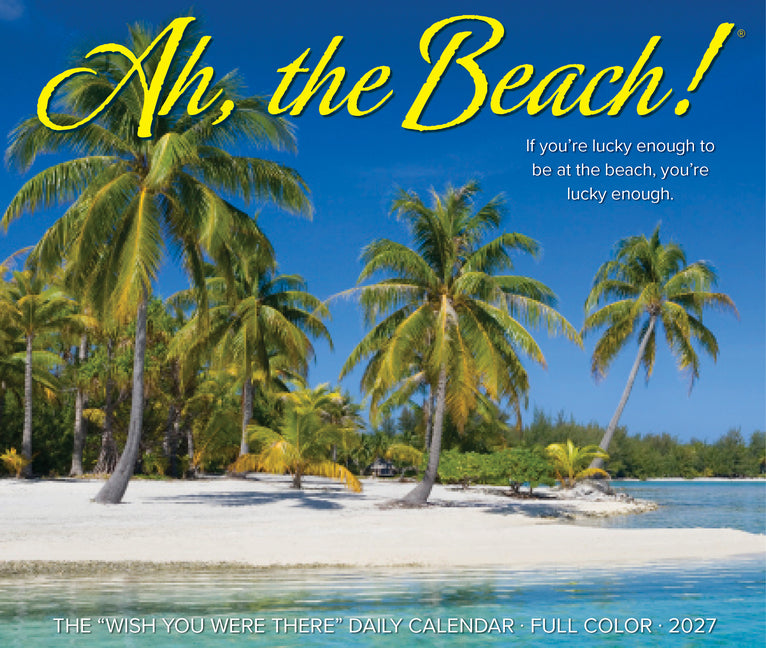 Ah, the Beach! 2027 5.4 X 6.2 Box Calendar