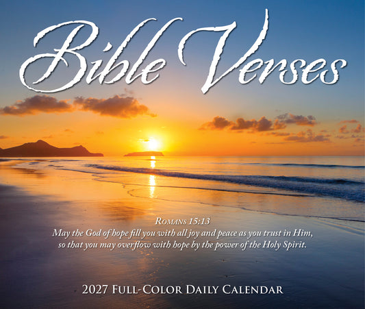 Bible Verses 2027 5.4 X 6.2 Box Calendar