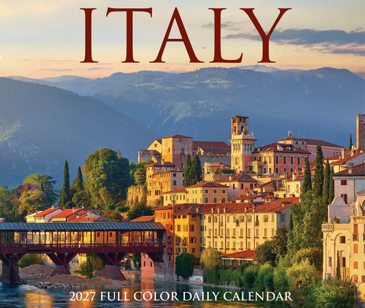 Italy 2027 5.4 X 6.2 Box Calendar