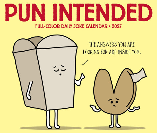 Pun Intended 2027 5.4 X 6.2 Box Calendar