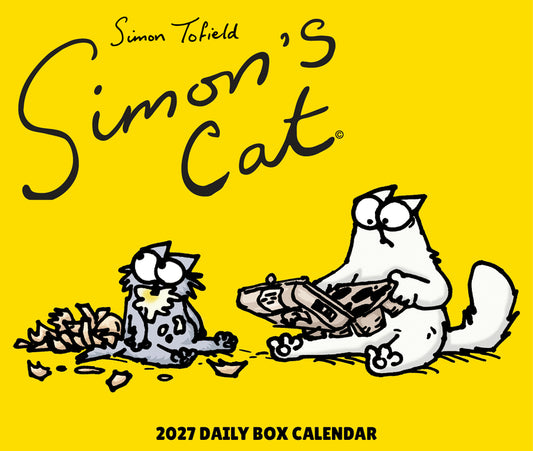 Simon's Cat 2027 5.4 X 6.2 Box Calendar