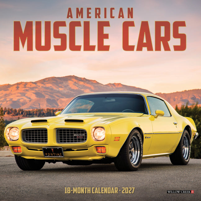 American Muscle Cars 2027 7 X 7 Mini Wall Calendar
