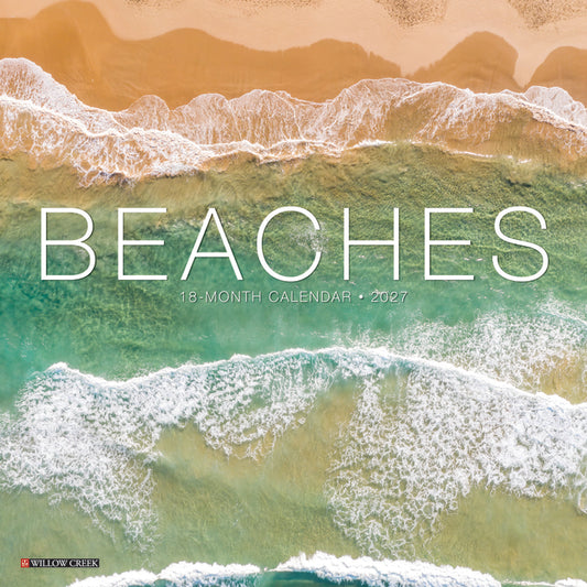 Beaches 2027 7 X 7 Mini Wall Calendar