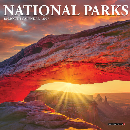 National Parks 2027 7 X 7 Mini Wall Calendar
