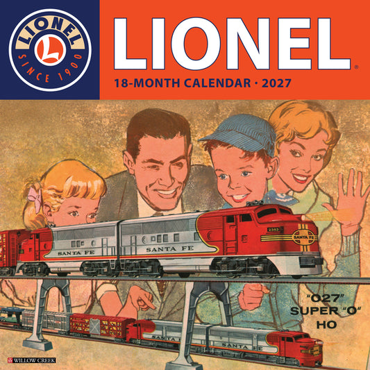 Lionel 2026 12 X 12 Wall Calendar