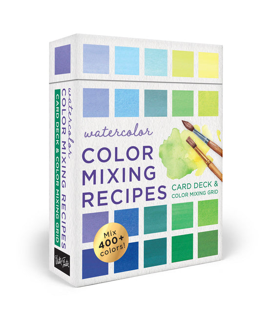 Watercolor Color Mixing Recipes: Card Deck & Color Mixing Grid: Mix 400+ Colors!