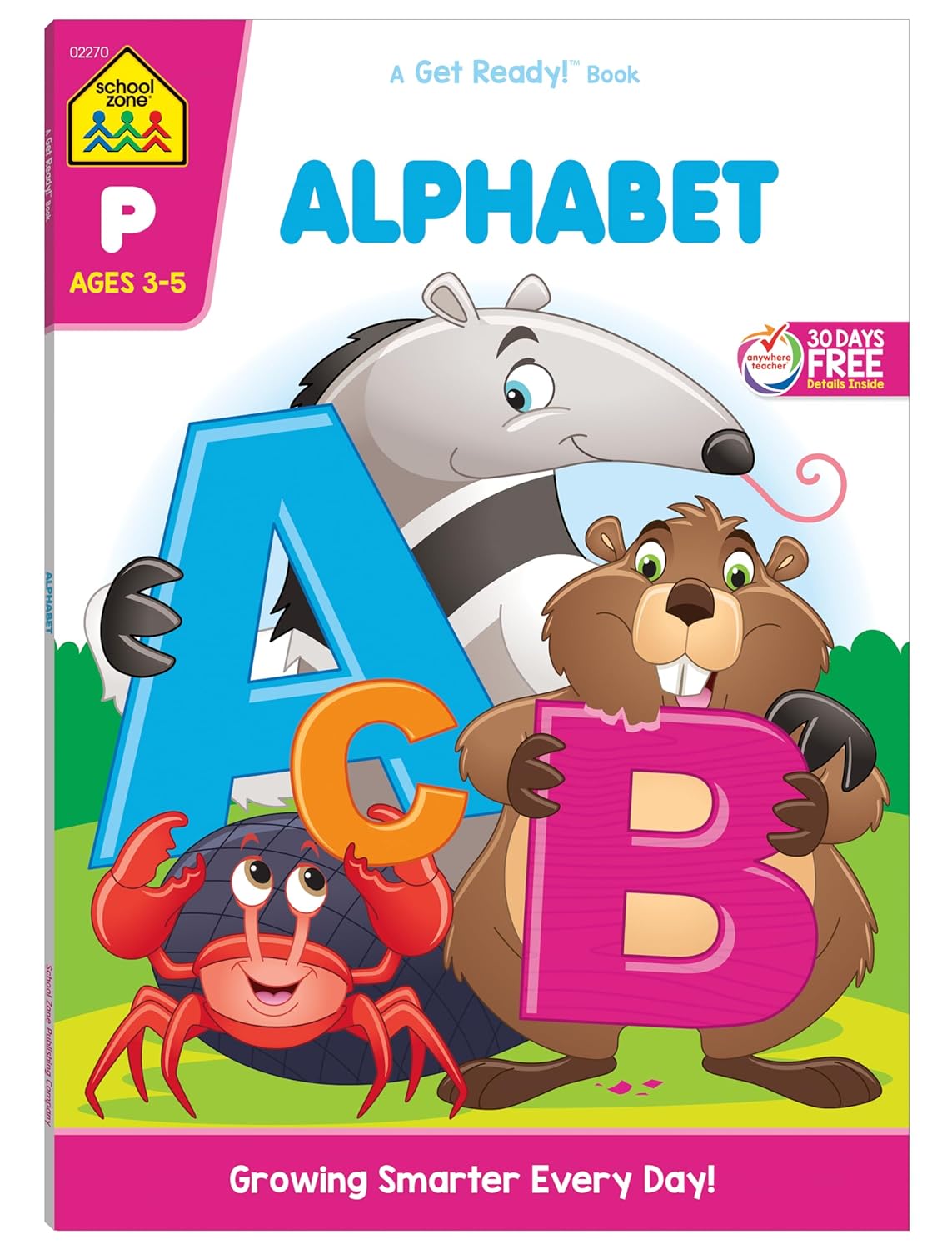School Zone Alphabet 64-Page Workbook
