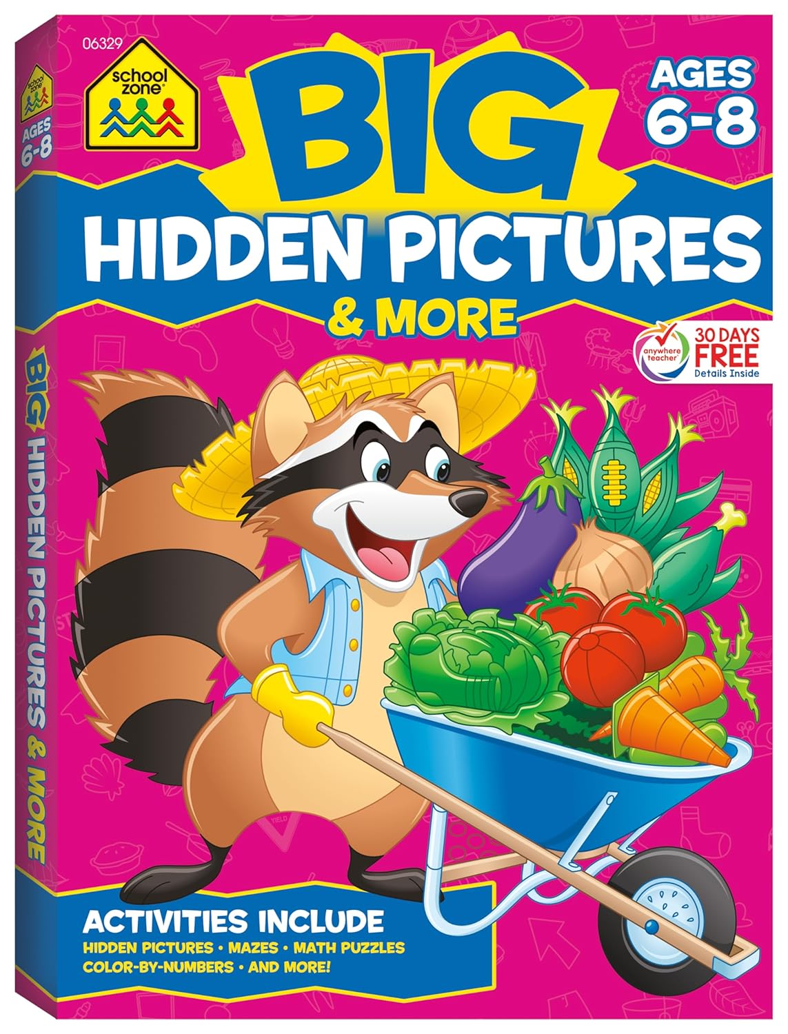 School Zone Big Hidden Pictures & More Workbook