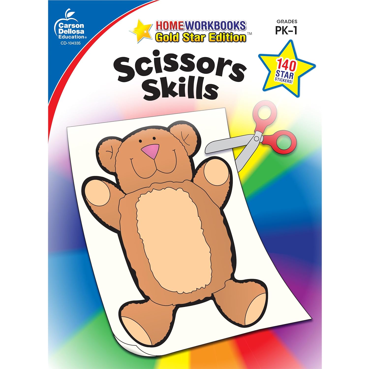 Scissors Skills, Grades Pk - 1: Gold Star Edition Volume 17