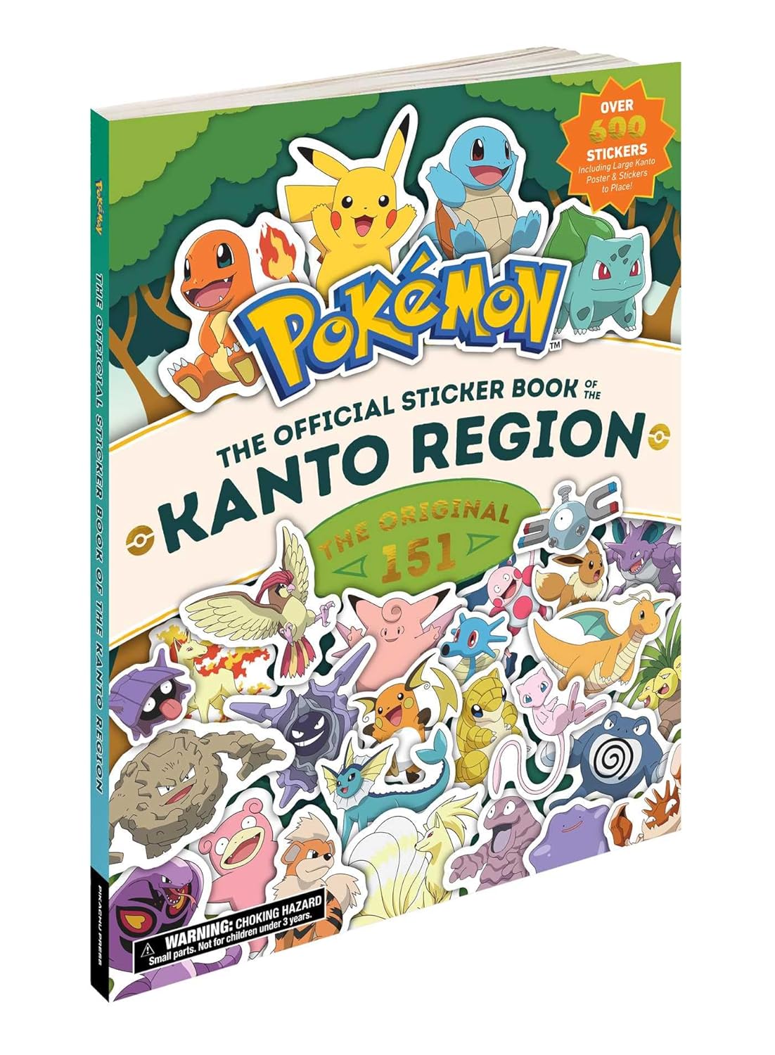 Pokemon the Official Sticker Book of the Kanto Region: The Original 151
