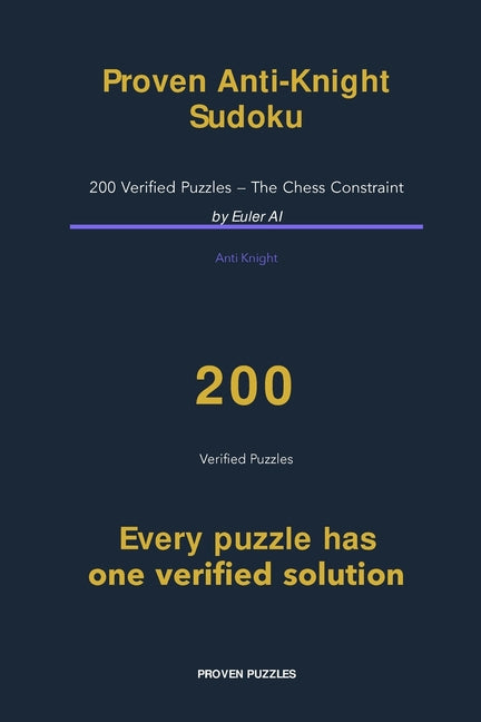 Proven Anti-Knight Sudoku