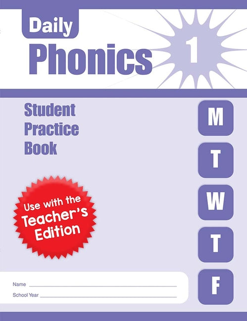 Daily Phonics, Grade 1 Student Edition Workbook