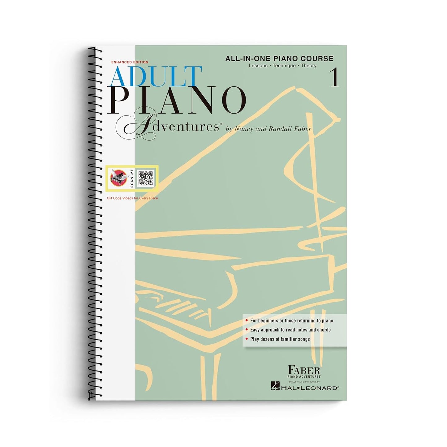 Adult Piano Adventures All-In-One Piano Course Book 1 - Book/Online Audio (Revised)