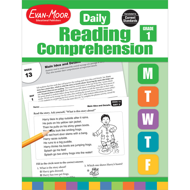 Daily Reading Comprehension, Grade 1 Te (Teacher)