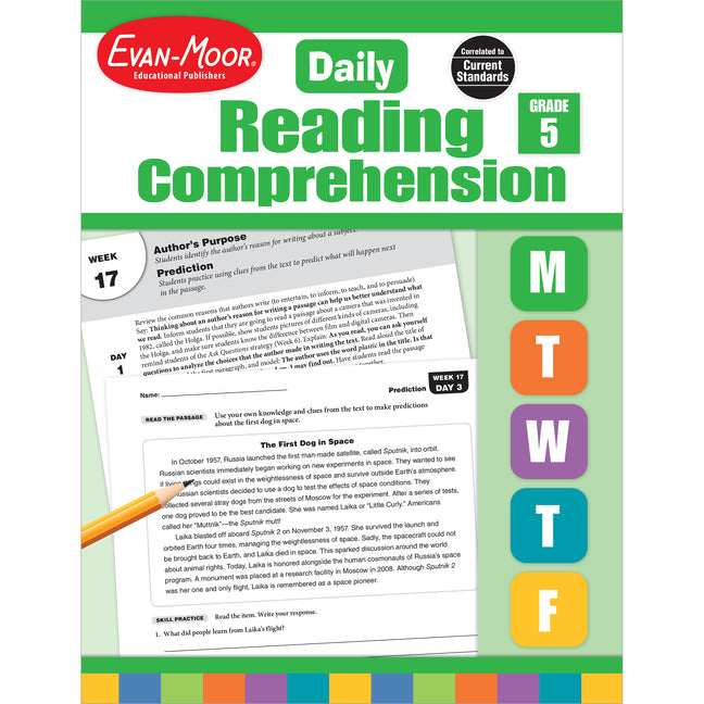 Daily Reading Comprehension, Grade 5 Te (Teacher)