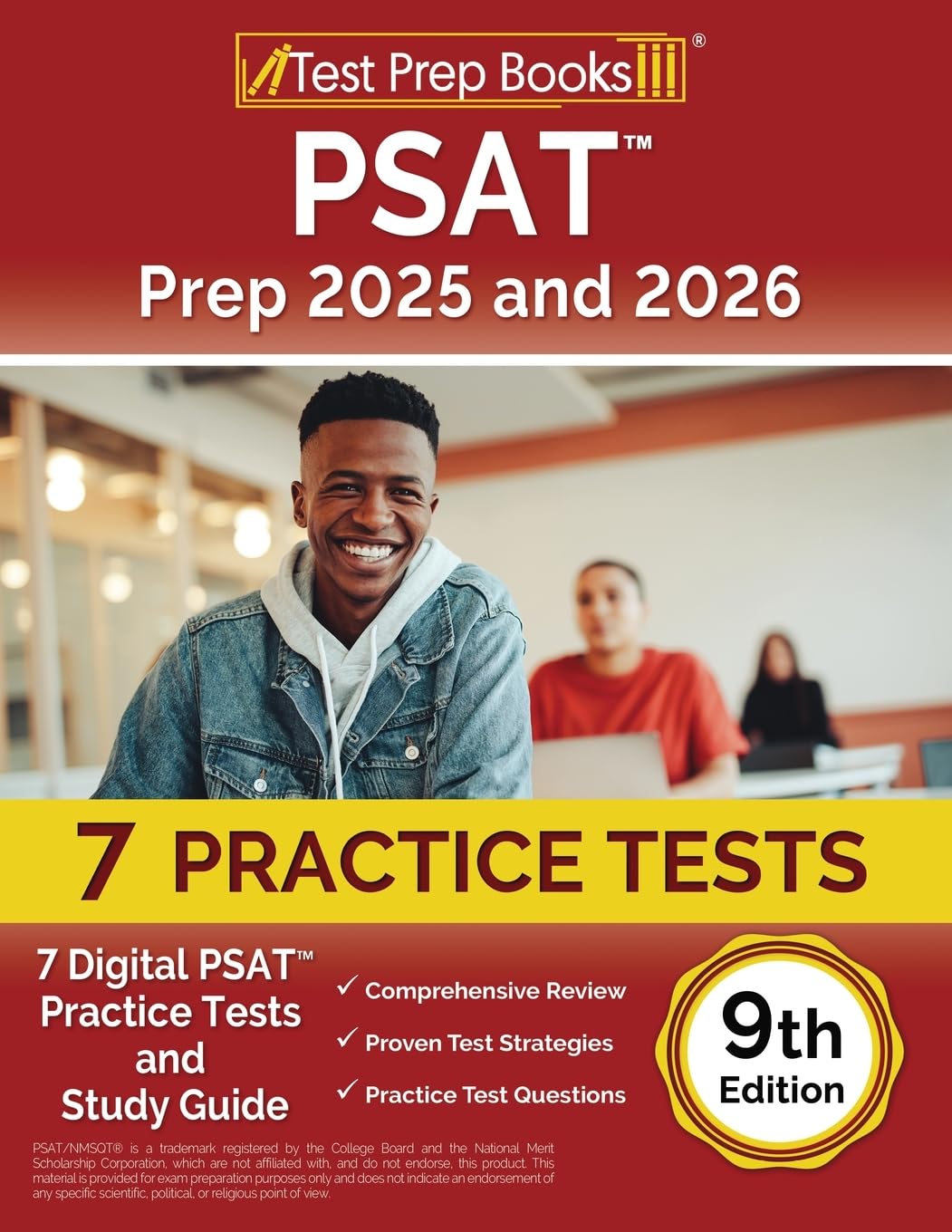 PSAT Prep 2025 and 2026: 7 Digital PSAT Practice Tests and Study Guide [9th Edition]