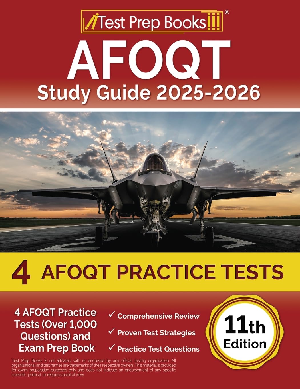 AFOQT Study Guide 2025-2026: 4 AFOQT Practice Tests (Over 1,000 Questions) and Exam Prep Book [11th Edition]