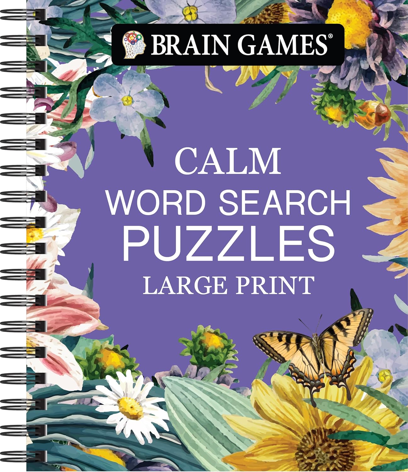Brain Games - Calm: Word Search Puzzles - Large Print