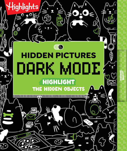 Hidden Pictures Dark Mode: A Neon Seek-And-Find Puzzle Book for Kids