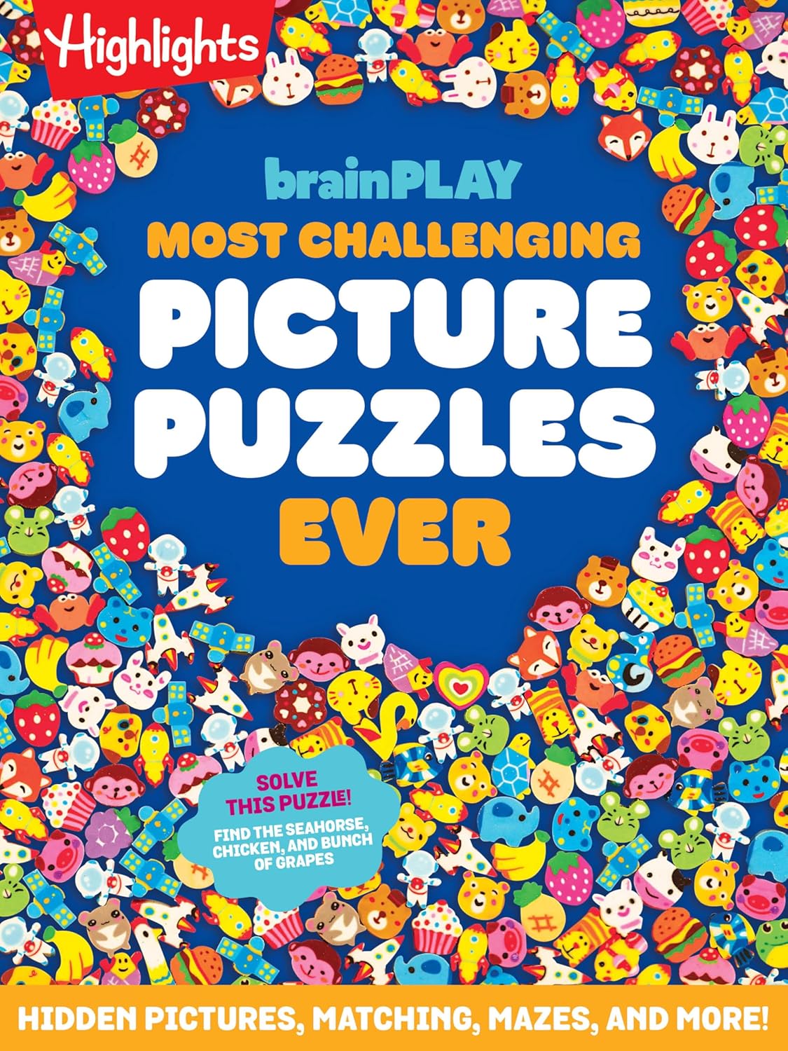 Brainplay Most Challenging Picture Puzzles Ever: Hidden Pictures, Matching, Mazes, and More!