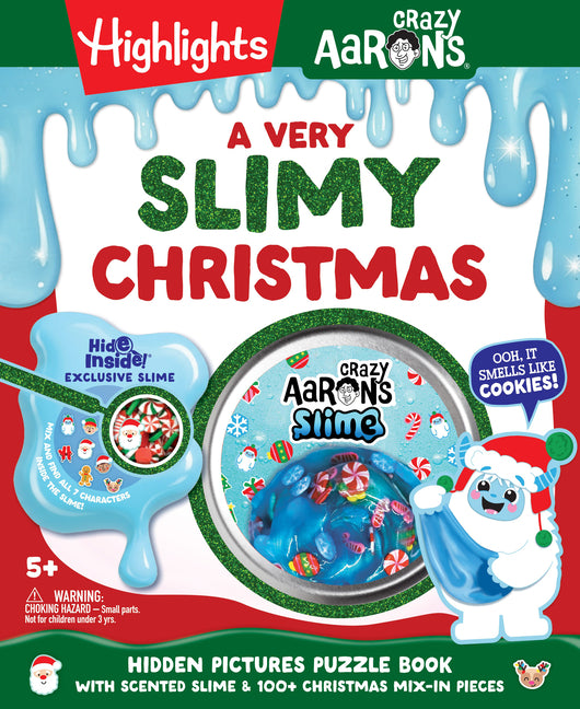 A Very Slimy Christmas: Hidden Pictures Activity Book with Scented Slime & 100+ Christmas Mix-In Pieces
