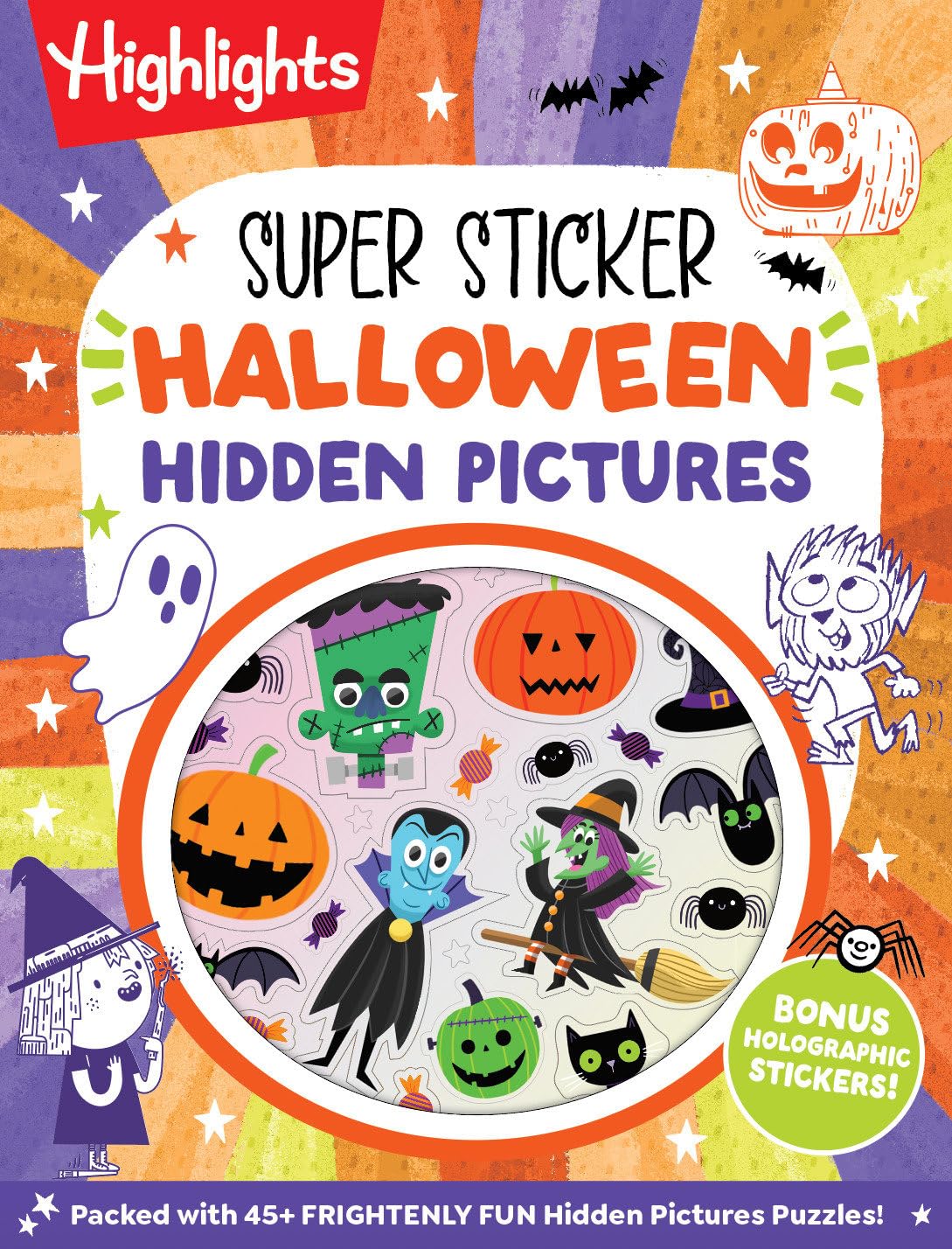 Super Sticker Halloween Hidden Pictures