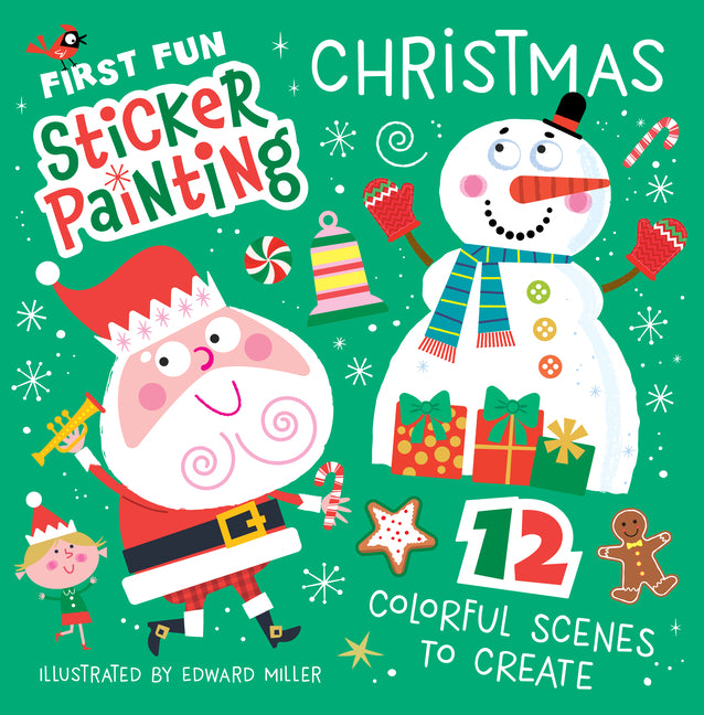 First Fun Sticker Painting: Christmas: 12 Colorful Scenes to Create