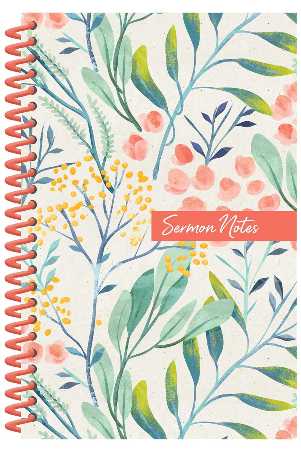 Sermon Notes Journal [Floral]