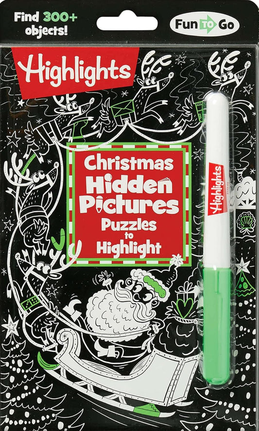 Christmas Hidden Pictures Puzzles to Highlight: Activity Book with Winter Puzzles, Over 300 Hidden Objects and Bright Highlighter Fun