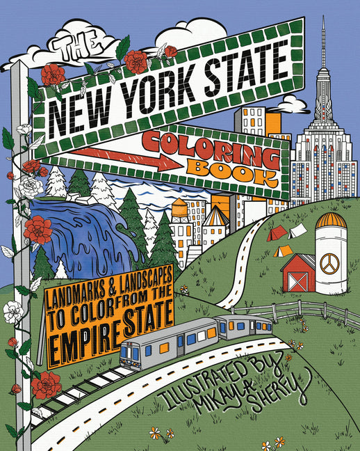 The New York State Coloring Book: Landmarks and Landscapes to Color from the Empire State