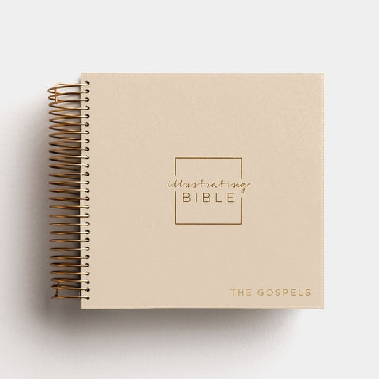 Niv, Spiral-Bound Illustrating Bible: The Gospels, Softcover Spiral, Tan: Draw, Write, and Reflect Your Way Through Scripture