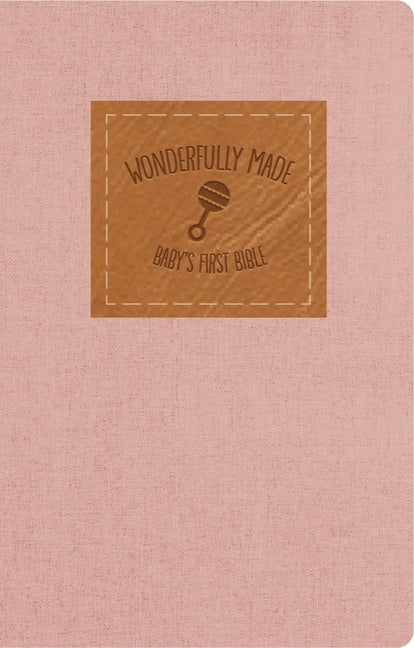 Kjv, Wonderfully Made New Testament and Psalms: Baby Girl's First Bible, Softcover, Pink