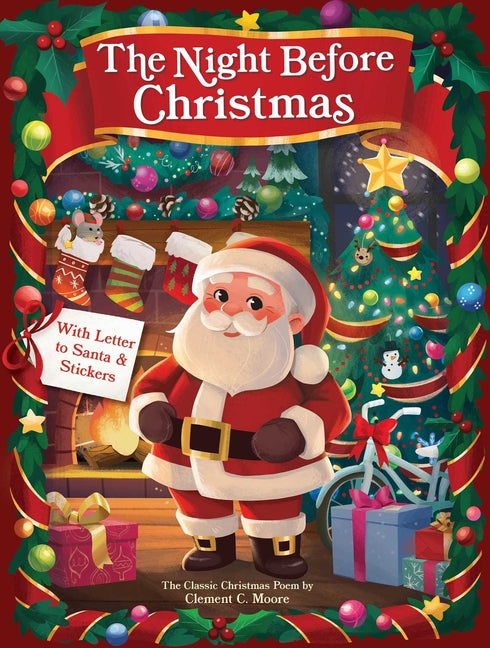 The Night Before Christmas with Letter to Santa and Stickers