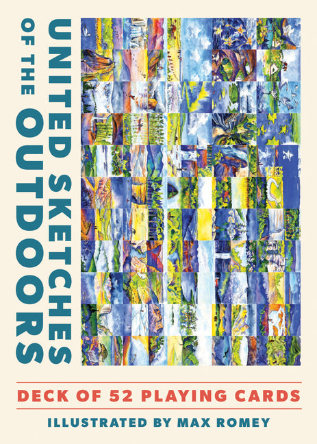 United Sketches of the Outdoors: 52 Playing Cards