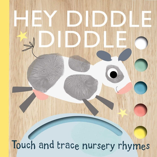 Touch and Trace Nursery Rhymes: Hey Diddle Diddle (Board Book for Babies and Toddlers 0-2 Years Old)