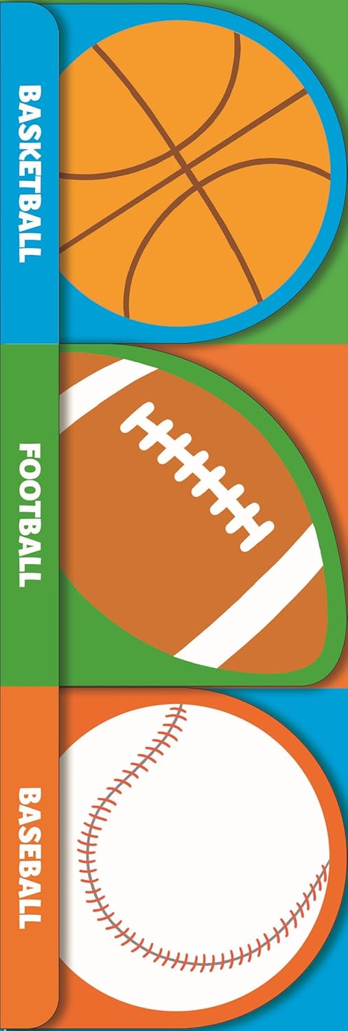 My First Sports (Chunky Set): Little Books with First Words about Baseball, Football, and Basketball