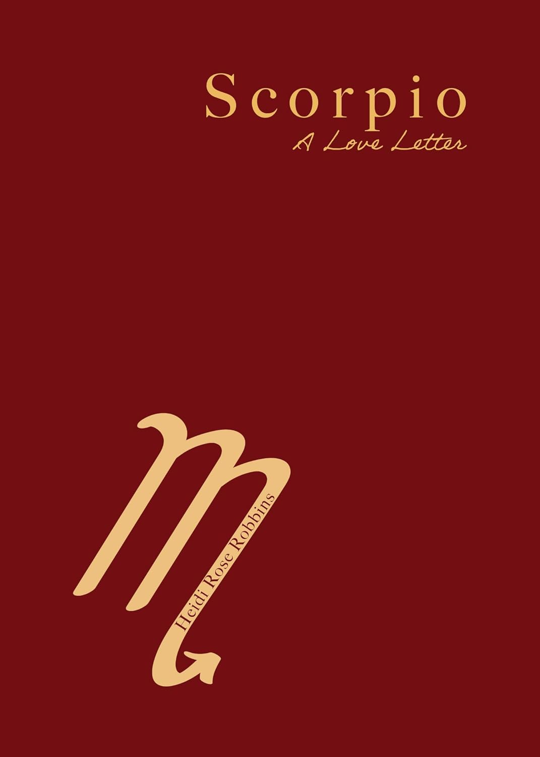 Scorpio A Love Letter