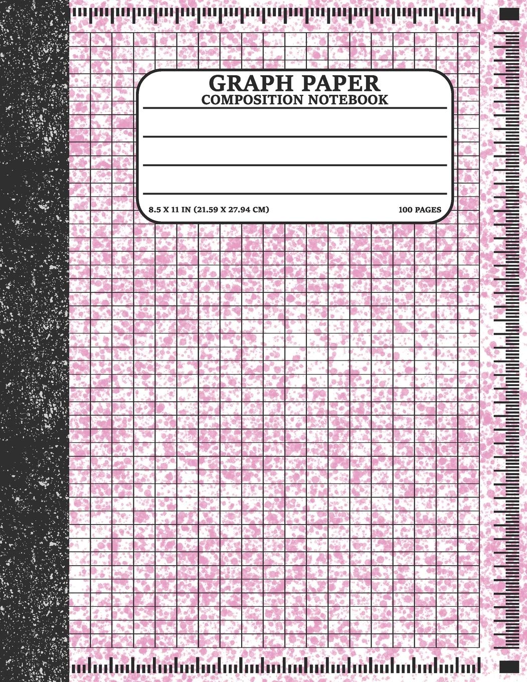 Graph Paper Composition Notebook: Math and Science Lover Graph Paper Cover Watercolor (Quad Ruled 4 squares per inch, 100 pages) Birthday Gifts For Ma