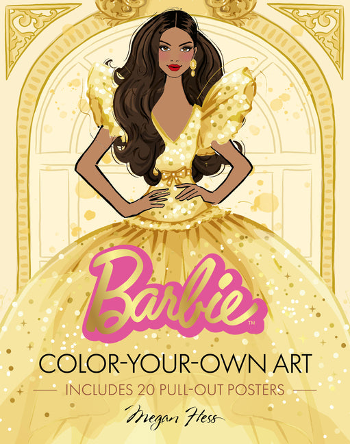 Barbie: Color-Your-Own Art: Includes 20 Pull-Out Posters