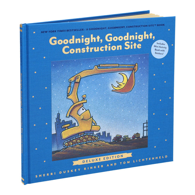 Goodnight, Goodnight, Construction Site Deluxe Edition: Includes Mini Activity Book with Stickers!