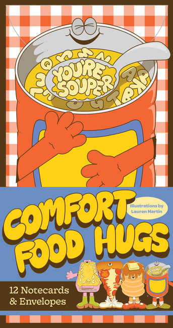 Comfort Food Hugs Notecards: 12 Notecards & Envelopes