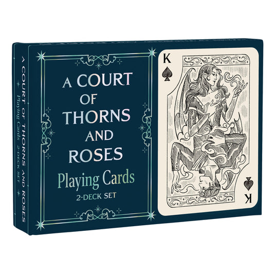 A Court of Thorns and Roses Official Playing Card Set (Night Court Inner Circle): 2-Deck Set--From the Acotar Collection