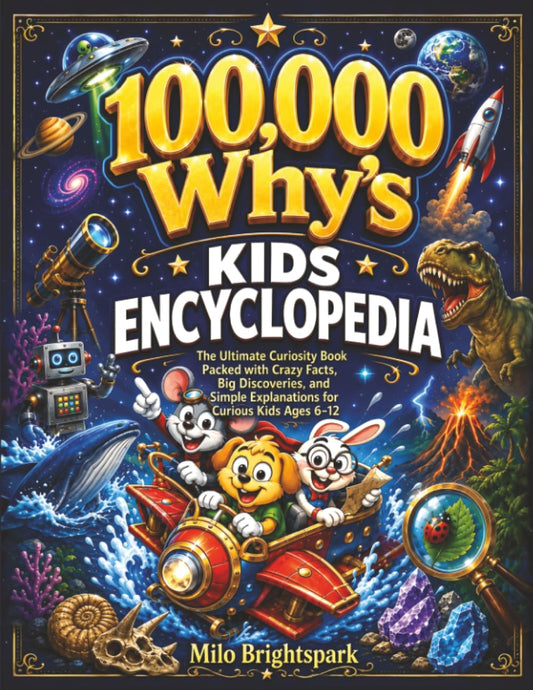 100,000 Why's Kids Encyclopedia: The Ultimate Curiosity Book Packed with Crazy Facts, Big Discoveries, and Simple Explanations for Curious Kids Ages 6