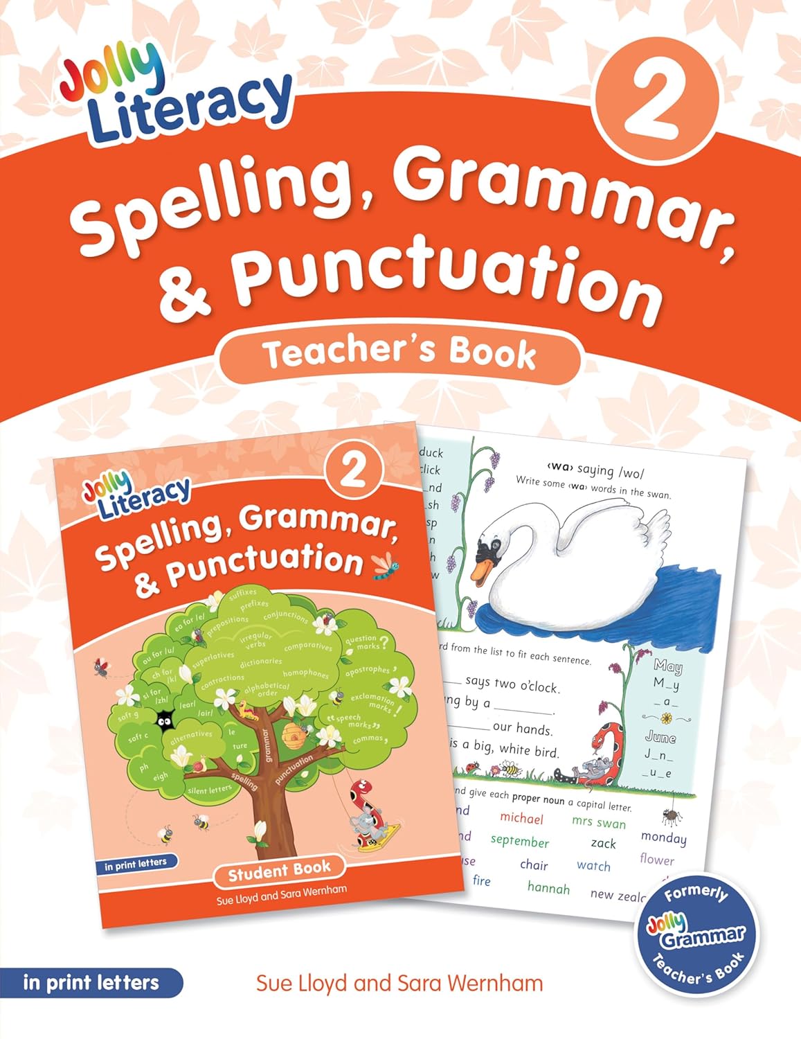 Spelling, Grammar, & Punctuation Teacher's Book 2: In Print Letters (American English Edition) (Teacher)