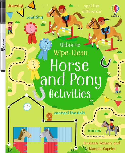 Wipe-Clean Horse and Pony Activities
